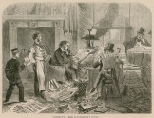 Medianoche: La sala del subeditor de English School