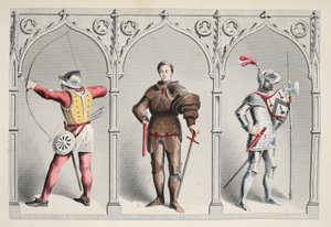 Traje Militar a mediados del Siglo XV de English School