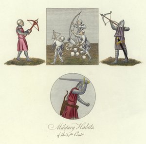 Hábitos militares del siglo XIV de English School