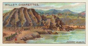 Rubíes mineros (cromolito)