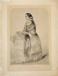 Señorita Florence Nightingale: La amiga de los soldados por Elston, grabado por T.H. Ellis, publicado por Ellis, 51 Jewin Street, Ciudad de Londres, 1 de mayo de 1856 de English School