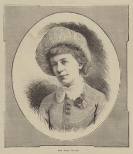 Srta. Hilda Hilton (grabado) de English School