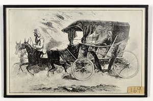El carruaje de Miss Nightingale en el frente de guerra, de 