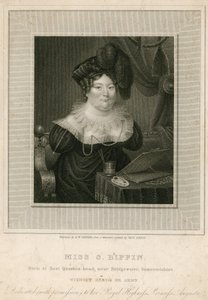 Miss Sarah Biffin, artista de English School