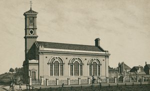 Mission Hall, Dovercourt (litografía) de English School
