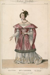 Mme Casimir en el papel de Antonia, Opera Comique de English School