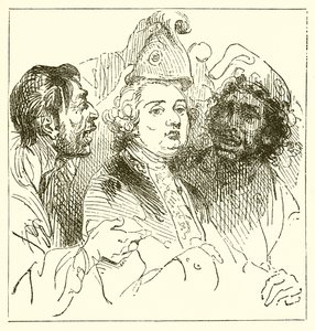 Burlándose de Luis XVI de English School