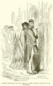 Cristianos modernos en el Palacio de los Antiguos Reyes Moros, Alhambra de English School