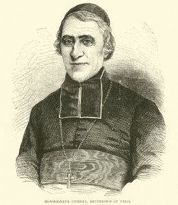 Monseñor Guibert, arzobispo de París, mayo 1871
