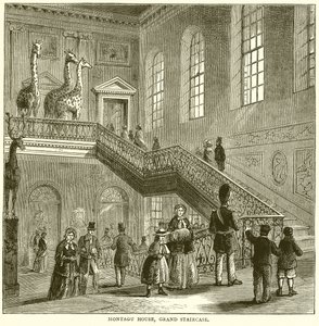 Montagu House, Gran Escalera