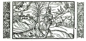 Mes de enero de un Calendario de Pastores, 1579