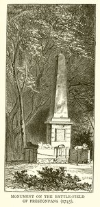 Monumento en el campo de batalla de Prestonpans (1745)