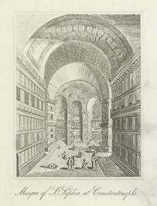 Mezquita de Santa Sofía en Constantinopla de English School