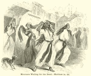 Dolientes llorando por los muertos de English School