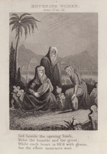 Mujeres de luto, Amós V, ver 16 (grabado)