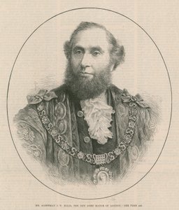 Sr. Concejal J W Ellis, el nuevo Alcalde de Londres