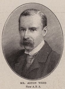 Mr Aston Webb (grabado) de English School