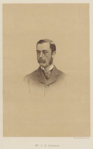 Sr. C B Godman, Padre del Coronel Sherard Godman (litografía)