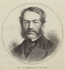 Sr. C K Freshfield, MP por Dover (grabado) de English School