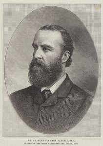 Sr. Charles Stewart Parnell, MP, Líder del Partido Parlamentario Irlandés de English School