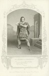 Mr Creswick como Coriolano, Coriolano, Acto V, Escena III