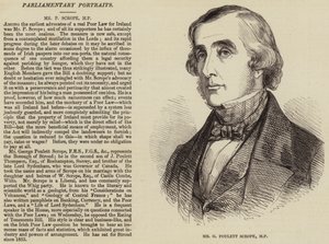Sr. G Poulett Scrope, MP de English School