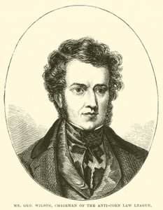 Sr. George Wilson, Presidente de la Liga Anti-Corn Law de English School