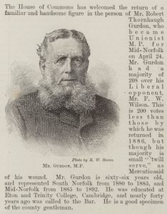 Sr. Gurdon, MP (grabado) de English School