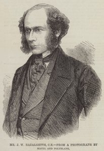Sr. J W Bazalgette, CE de English School