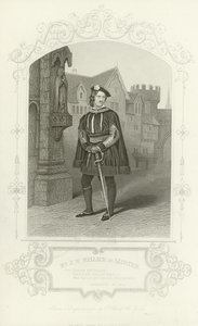 Mr J W Wallack como Gloster, Ricardo III, Acto I, Escena I
