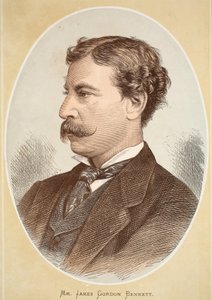 Sr. James Gordon Bennett, ilustración de La Edición Pictórica de la Vida y Descubrimientos de David Livingstone por J. Ewing Richie, pub. por A. Fullarton & Co., 1876 de English School