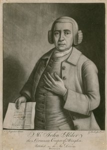 El Sr. John Alder, el afortunado tonelero de Abingdon, ganador de la lotería