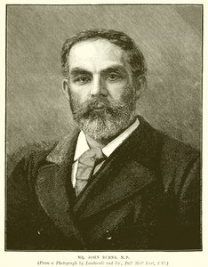 El Sr. John Burns, M.P de English School
