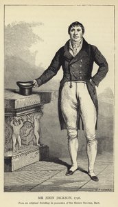 Sr. John Jackson, 1798, de un cuadro original en posesión de Sir Henry Smythe, Baronet de English School
