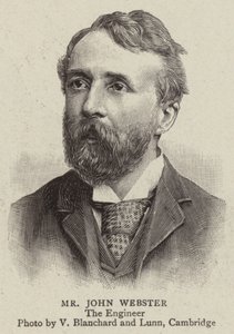 Sr. John Webster (grabado) de English School