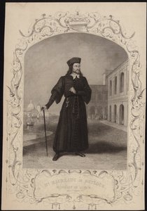 Mr. Macready como Shylock