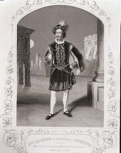Mr. P. Ritchings (de Filadelfia) como Mercutio, Acto I Escena 4 de 