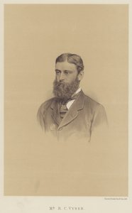 Sr. R C Vyner (litografía) de English School