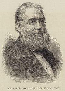 Sr. S. D. Waddy, QC, MP por Edimburgo de English School