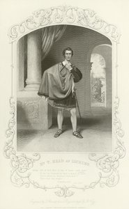 Sr. T Mead como Iachimo, Cimbelino, Acto I, escena VII