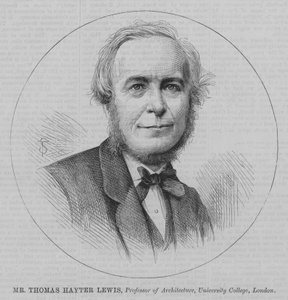 Sr. Thomas Hayter Lewis, Profesor de Arquitectura, University College, Londres