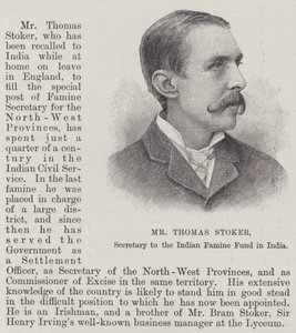 Sr. Thomas Stoker, Secretario del Fondo de Hambruna de la India en India de English School