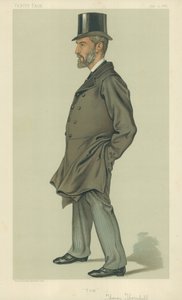 Mr Thomas Thornhill, Tom, 2 de junio de 1883, caricatura de Vanity Fair de English School