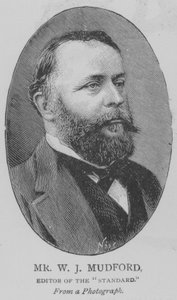 W J Mudford, Editor del "Standard" (grabado) de English School