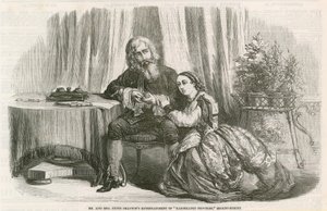 Entretenimiento de Proverbios Ilustrados del Sr. y la Sra. Henri Drayton, Regent Street, Londres de English School