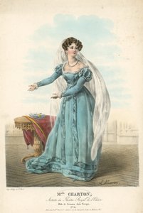Mrs Charton, artista del Théâtre Royal de l