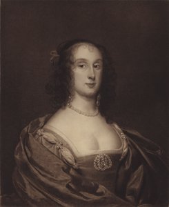 Sra. Fleetwood, anteriormente Sra. Ireton (Bridget Cromwell), hija mayor de Oliver Cromwell (litografía) de English School