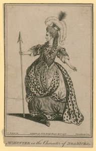 Mrs Hunter en el personaje de Boadicea de English School