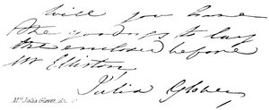 Mrs Julia Glover