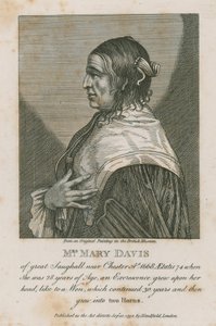 Sra. Mary Davis de Great Saughall cerca de Chester, 1668 de English School